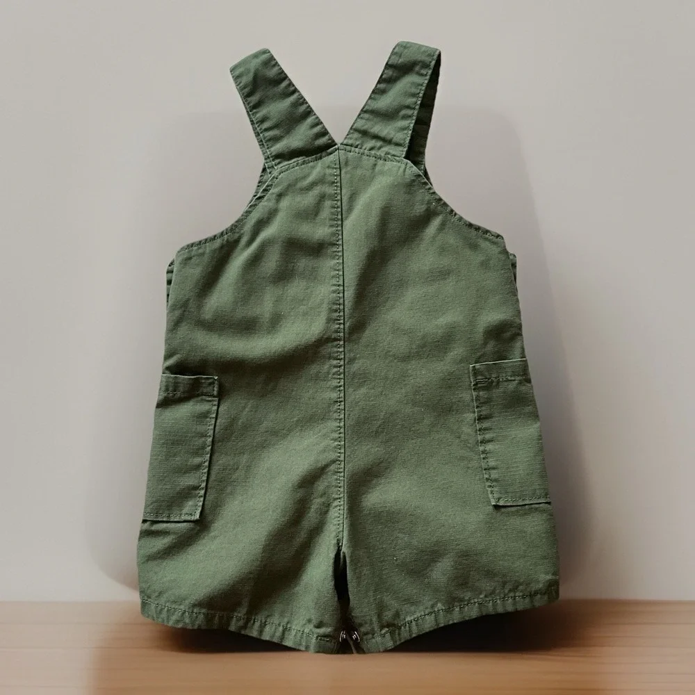 Carter 9 Months‎ ROAR SOME SHORTALLS Green